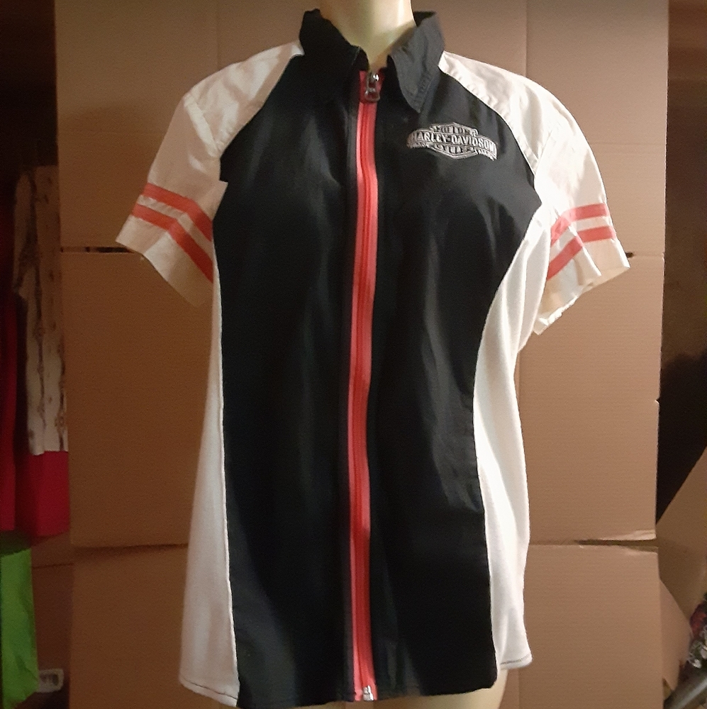 Runs small 2014 Harley Davidson zip up jacket XL